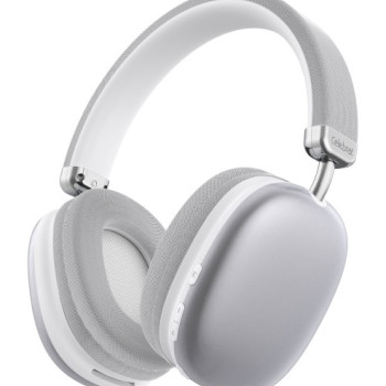 CELEBRAT headphones A39, ασύρματα & ενσύρματα, micro SD, 40mm, 400mAh, ασημί