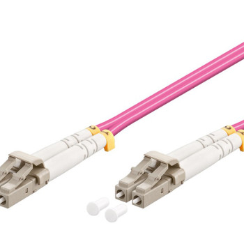 GOOBAY καλώδιο οπτικής ίνας LC-UPC 95935, Multimode OM4, 2m, βιολετί
