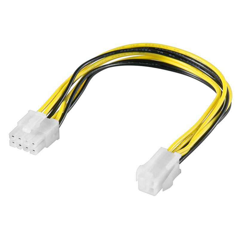 GOOBAY καλώδιο 4pin σε 8pin ATX12 P4 51358, 0.2m