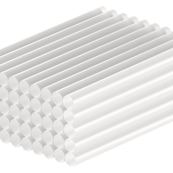 GOOBAY ράβδοι σιλικόνης 77853, Φ11mm x 200mm, διάφανο, 50τμχ