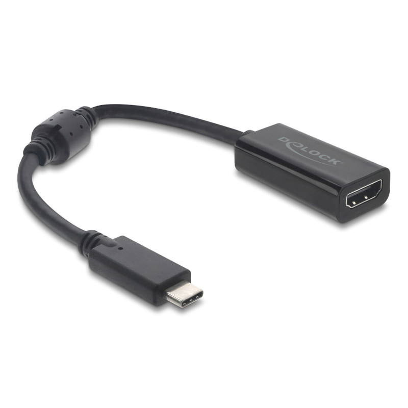 DELOCK αντάπτορας USB-C σε HDMI 61085, 8K/60Hz, μαύρος
