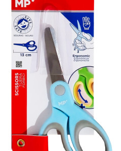 MP παιδικό ψαλίδι χαρτιού PT105, μεταλλική λεπίδα, 13cm, γαλάζιο