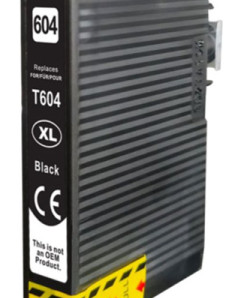 Συμβατό Inkjet για Epson, T604XL, 13ml, μαύρο