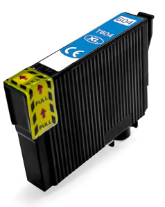 Συμβατό Inkjet για Epson, T604XL, 12ml, κυανό