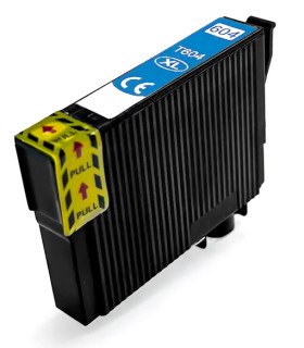 Συμβατό Inkjet για Epson, T604XL, 12ml, κυανό
