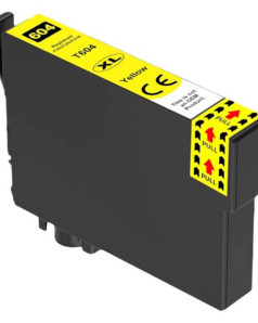 Συμβατό Inkjet για Epson, T604XL, 12ml, κίτρινο