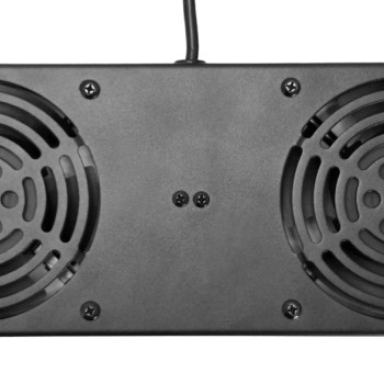 POWERTECH cooling fan για rack NETW-0045, 2x fans με μεταλλικό tray, 1.5m καλώδιο schuko, 33x13cm