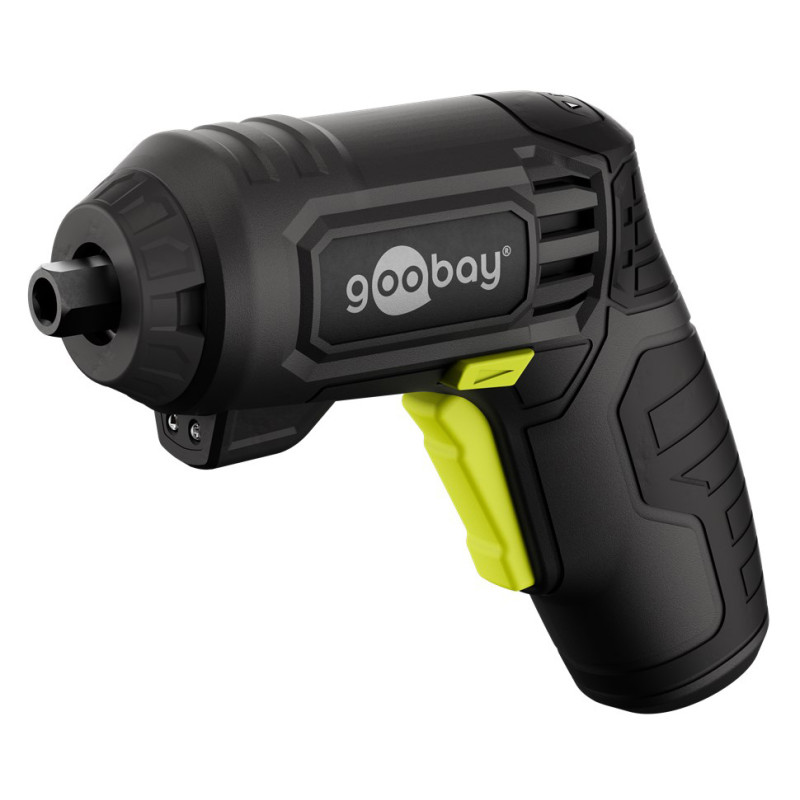 GOOBAY 4 σε 1 κατσαβίδι μπαταρίας με μύτες & εξαρτήματα 77817, LED φακός, 1500mAh