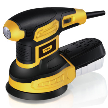 DELI έκκεντρο τριβείο DL-SG125-E3, 360W, Φ125mm, ρυθμιζόμενη ταχύτητα & συλλέκτη