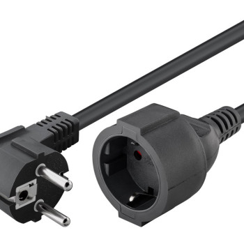 GOOBAY μπαλαντέζα προέκταση ρεύματος 94700, schuko, 3x 1.5mm², 2m, μαύρη