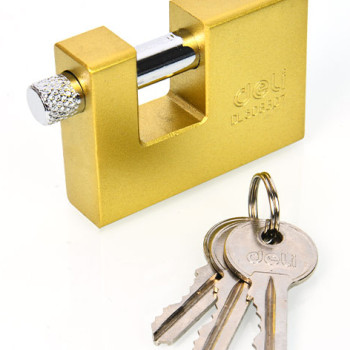 DELI λουκέτο τάκου με κλειδί DL508307, heavy duty, 70mm