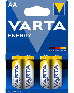 VARTA αλκαλικές μπαταρίες Energy, AA/LR6, 1.5V, 4τμχ