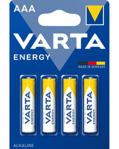 VARTA αλκαλικές μπαταρίες Energy, AAA/LR03, 1.5V, 4τμχ