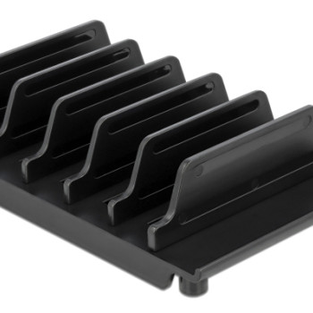 DELOCK βάση κινητών & tablet 18366, έως 6 συσκευές, μαύρη