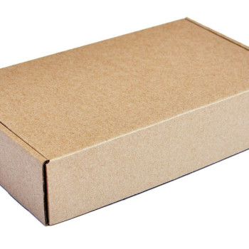 Χαρτοκιβώτιο συσκευασίας PAP-0004, τρίφυλλο, 25x20x7cm, καφέ, 50τμχ