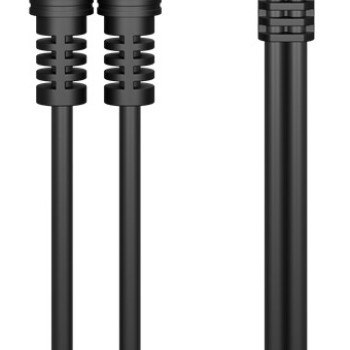 GOOBAY καλώδιο ήχου 3.5mm 50464, αρσενικό σε 2x θηλυκά, 0.2m, μαύρο