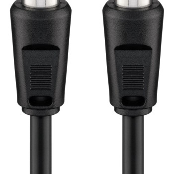 GOOBAY καλώδιο κεραίας αρσενικό 68150, <70dB, CCS, 5m, μαύρο