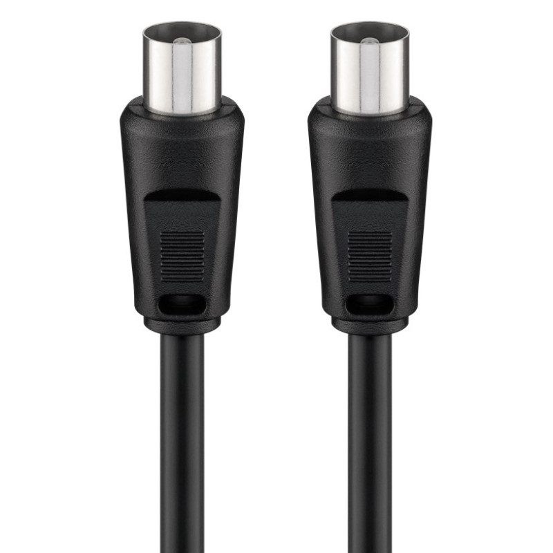 GOOBAY καλώδιο κεραίας αρσενικό 68148, <70dB, CCS, 2.5m, μαύρο