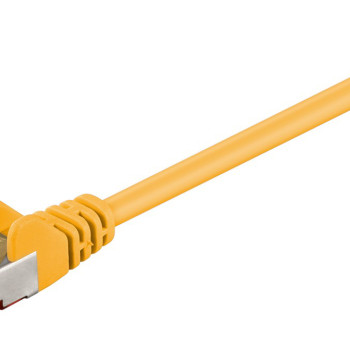 GOOBAY καλώδιο δικτύου 95453, CAT 6 S/FTP (PiMF), CCA, 0.25m, κίτρινο