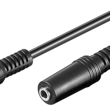 GOOBAY προέκταση καλωδίου ήχου 3.5mm 50432, 3 pin, 3m, μαύρο