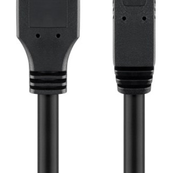 GOOBAY καλώδιο USB 3.0 SuperSpeed σε USB Type B 96119, 5m, μαύρο