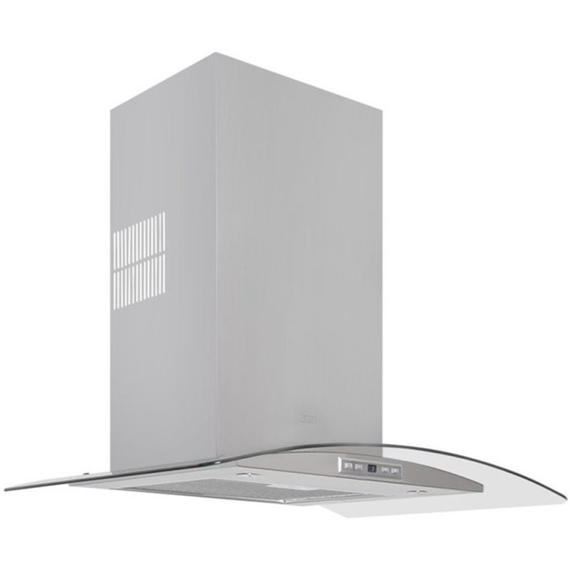 Απορροφητήρας Καμινάδα Τοίχου TEKA με Κρυστάλλινο Πτερύγιο 3+1 Ταχύτητες 637m3/h 90cm NC 980 Ασημί 40455332