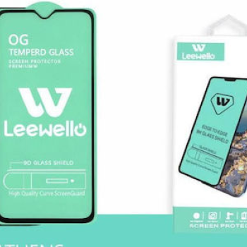 Leewello Full Face Tempered Glass Μαύρο Sam A16/A17/S22/S23/S24/S24ULTRA/S24PLUS/S25/S25+/S25SE